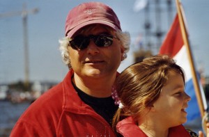 Arnoud met Linde op IJ